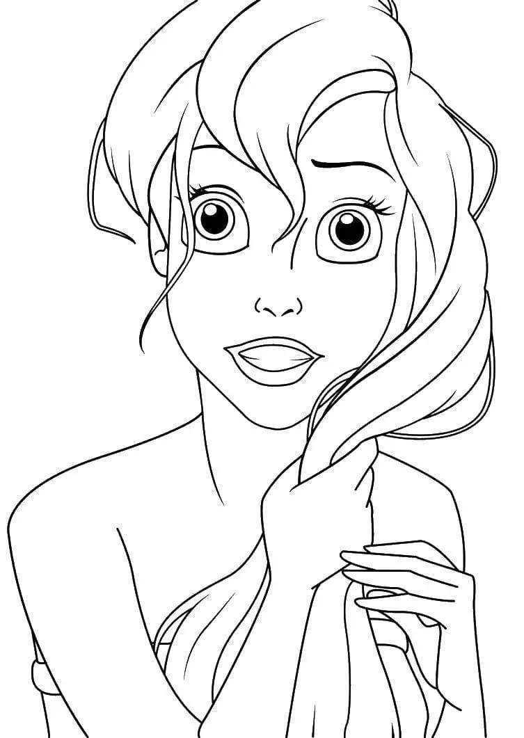 Coloriage ariel la petite sirène 22