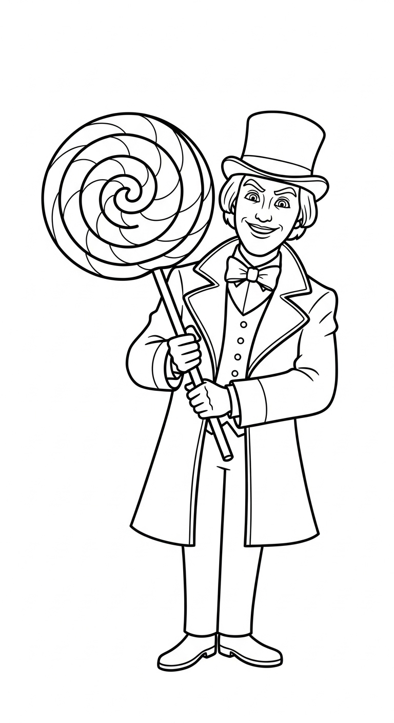 coloriage Wonka update à imprimer a4
