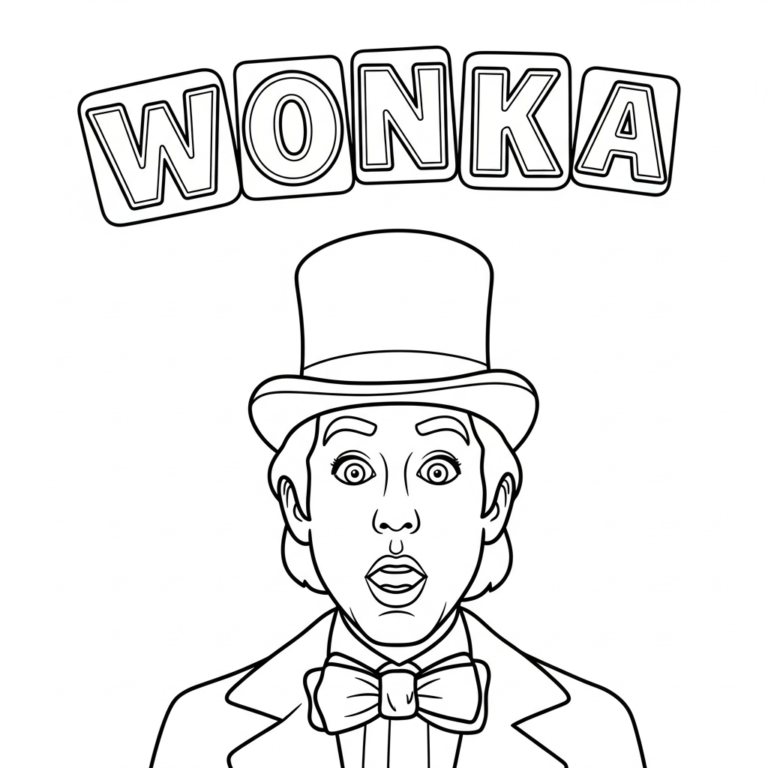 Coloriage Wonka