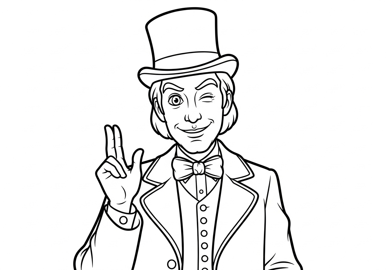 coloriage Wonka update à imprimer pour enfant de 3 ans