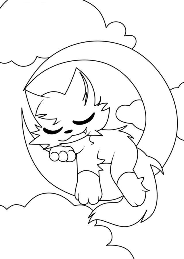 coloriage CatNap en ligne pour enfant