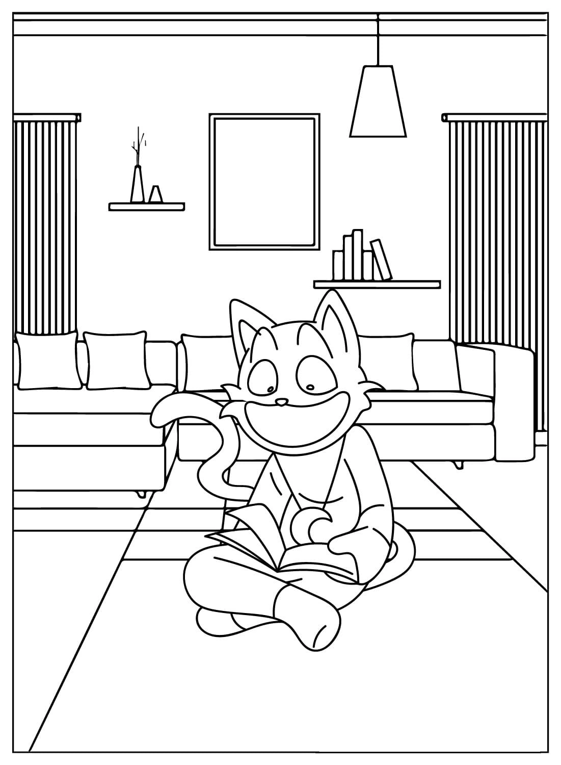 coloriage CatNap à imprimer pdf gratuit 1