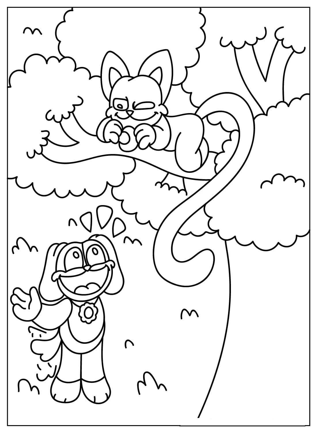 49 Coloriage DogDay De Poppy Playtime L Aventure En Couleurs 