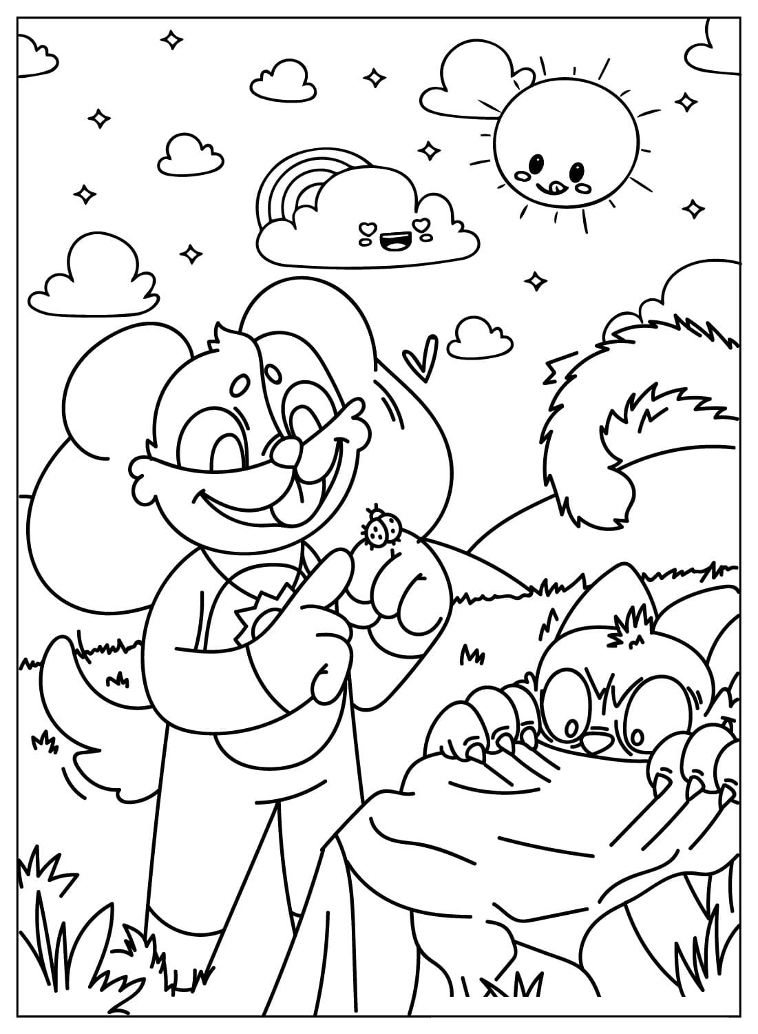 image pour coloriage DogDay enfant