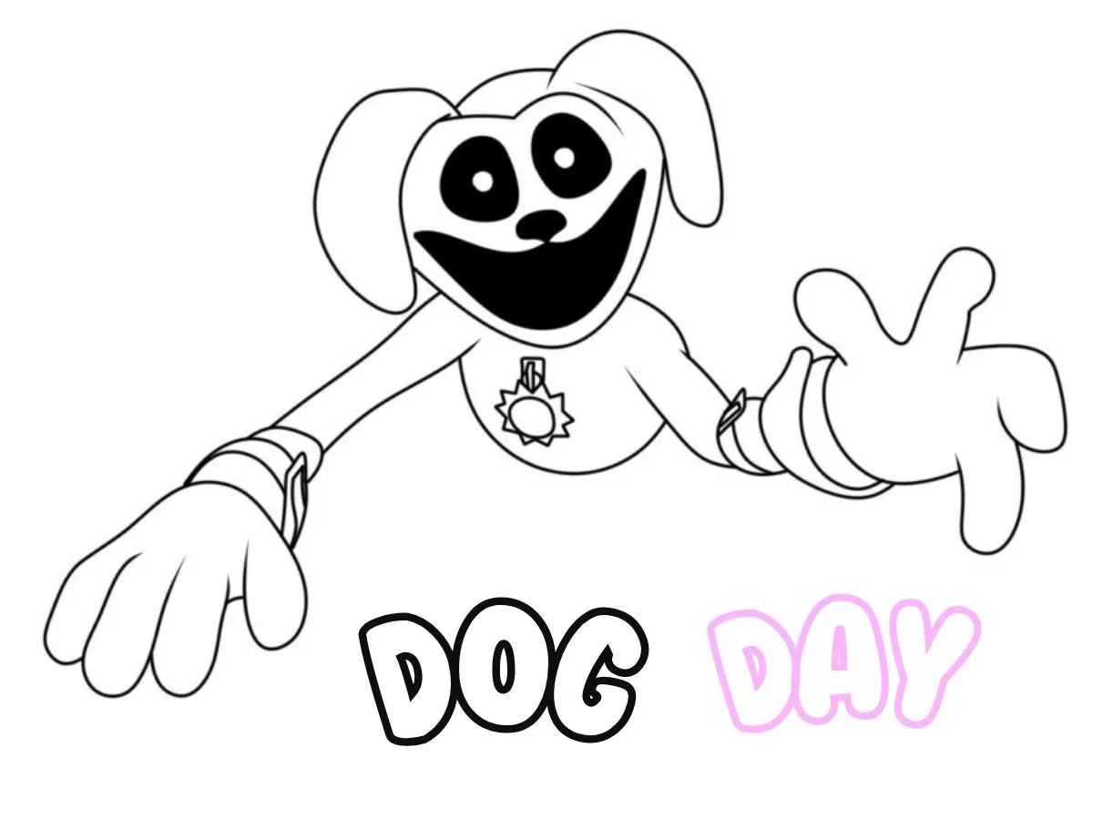 coloriage DogDay pour enfants