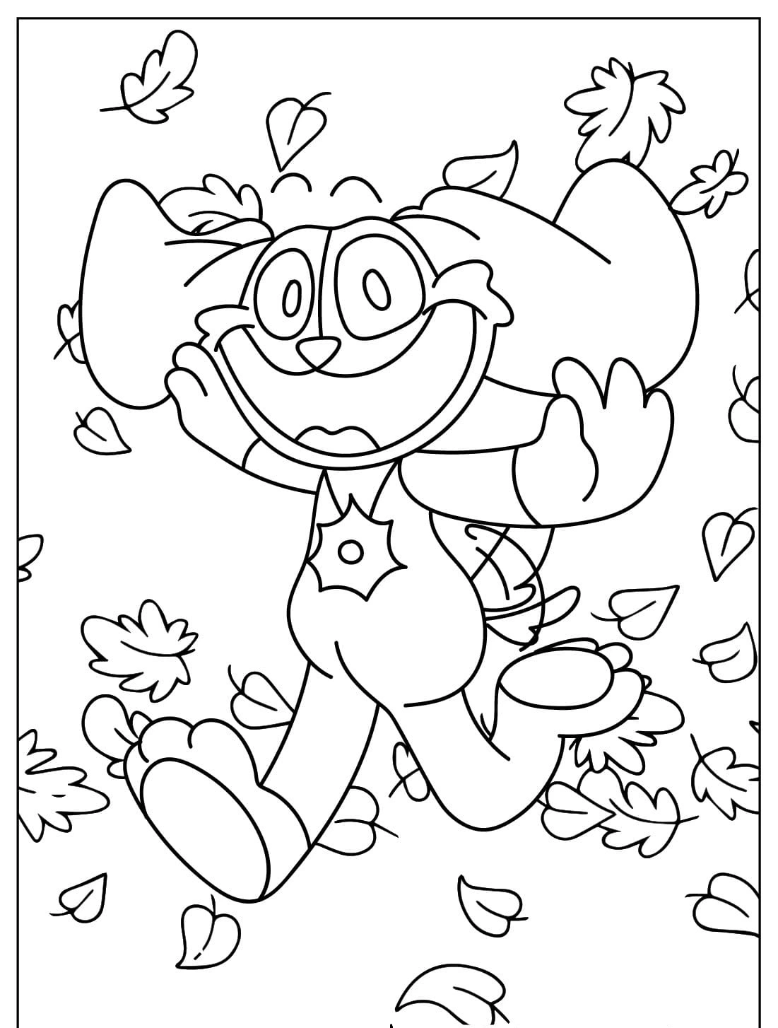 coloriage DogDay pour enfant de 7 ans