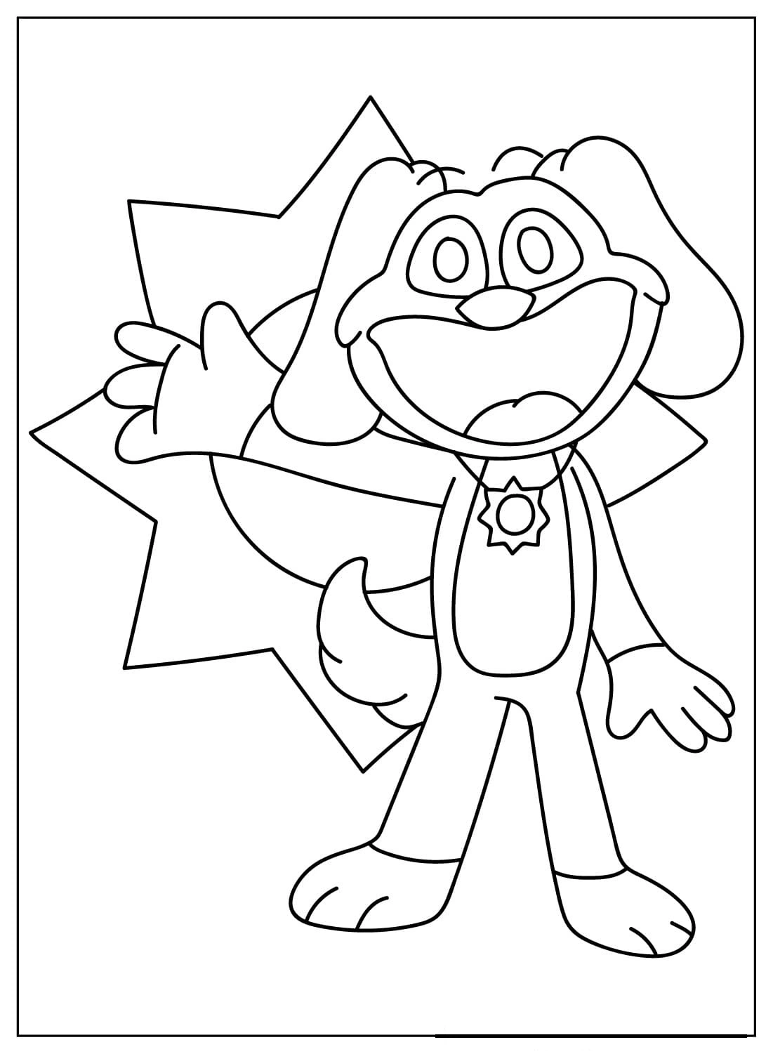 coloriage DogDay pour enfant gratuit