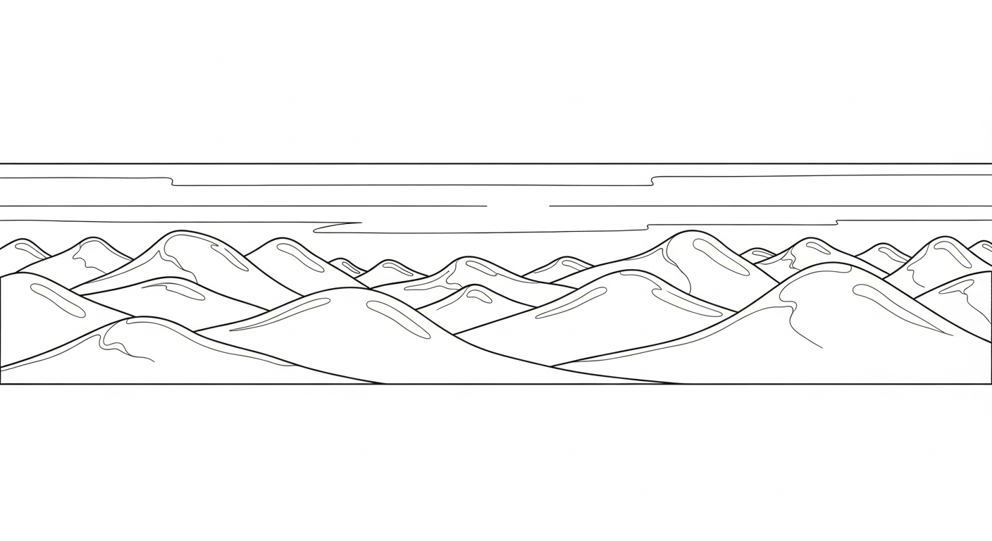 coloriage Montagnes updated à imprimer pdf gratuit