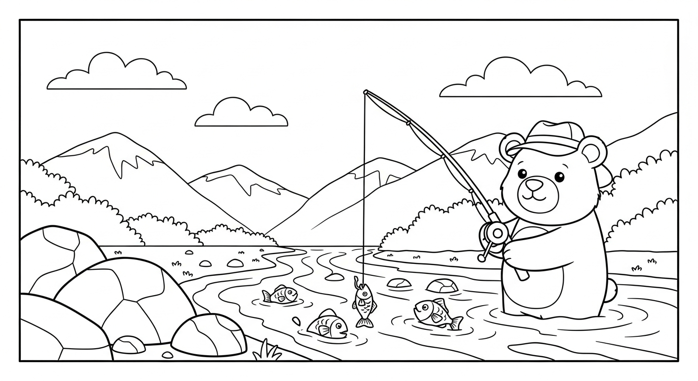coloriage Montagnes updated gratuit en ligne