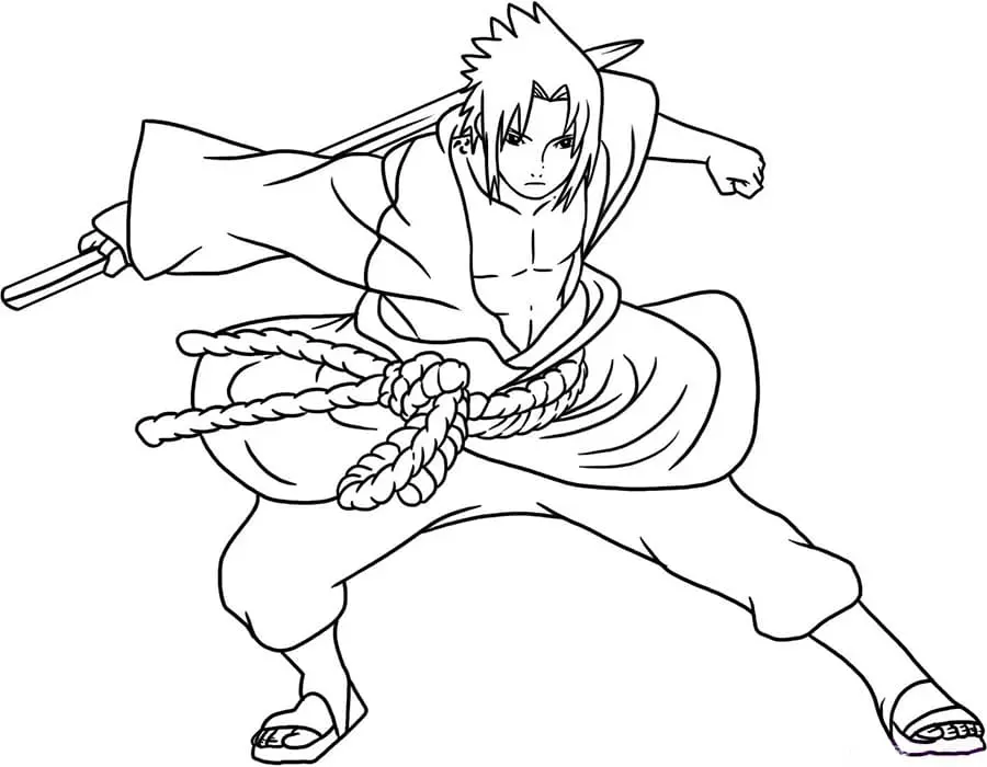 Coloriage Naruto 13