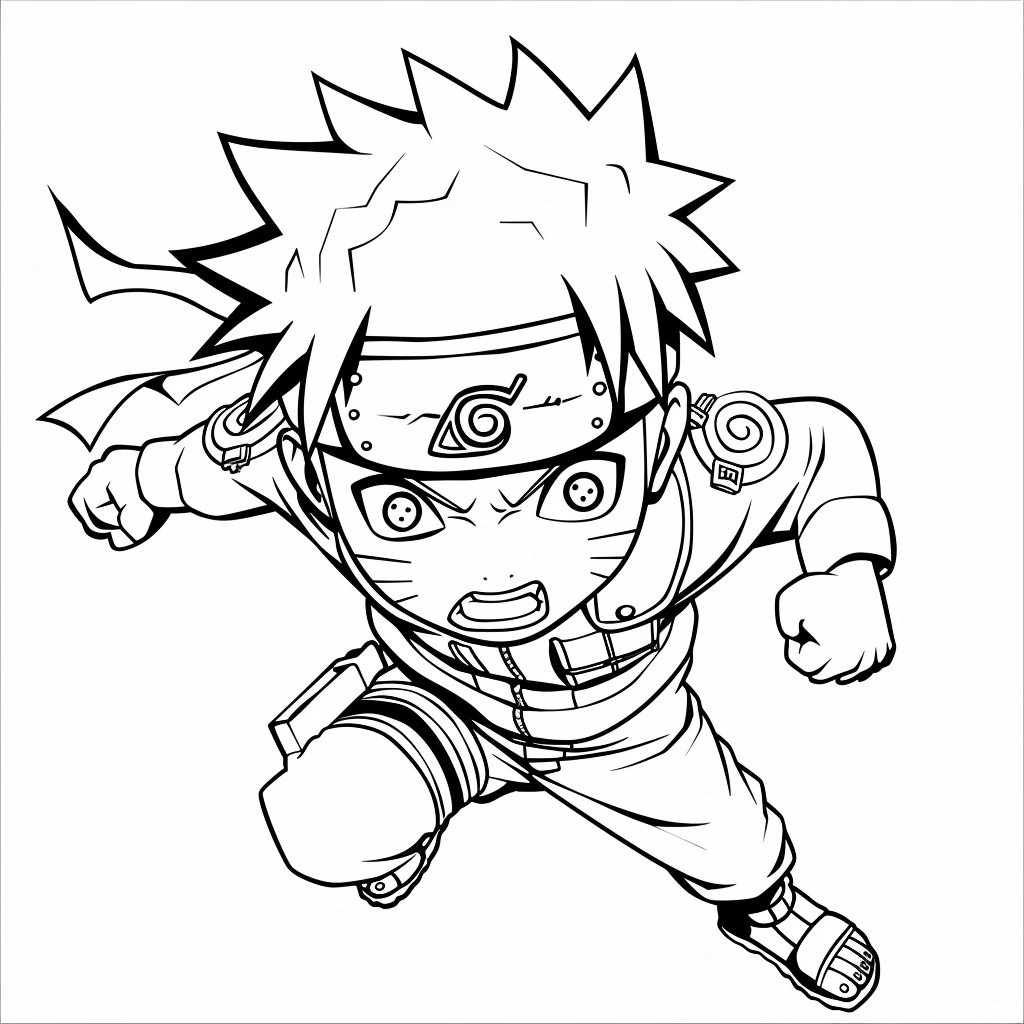 Coloriage Naruto 18