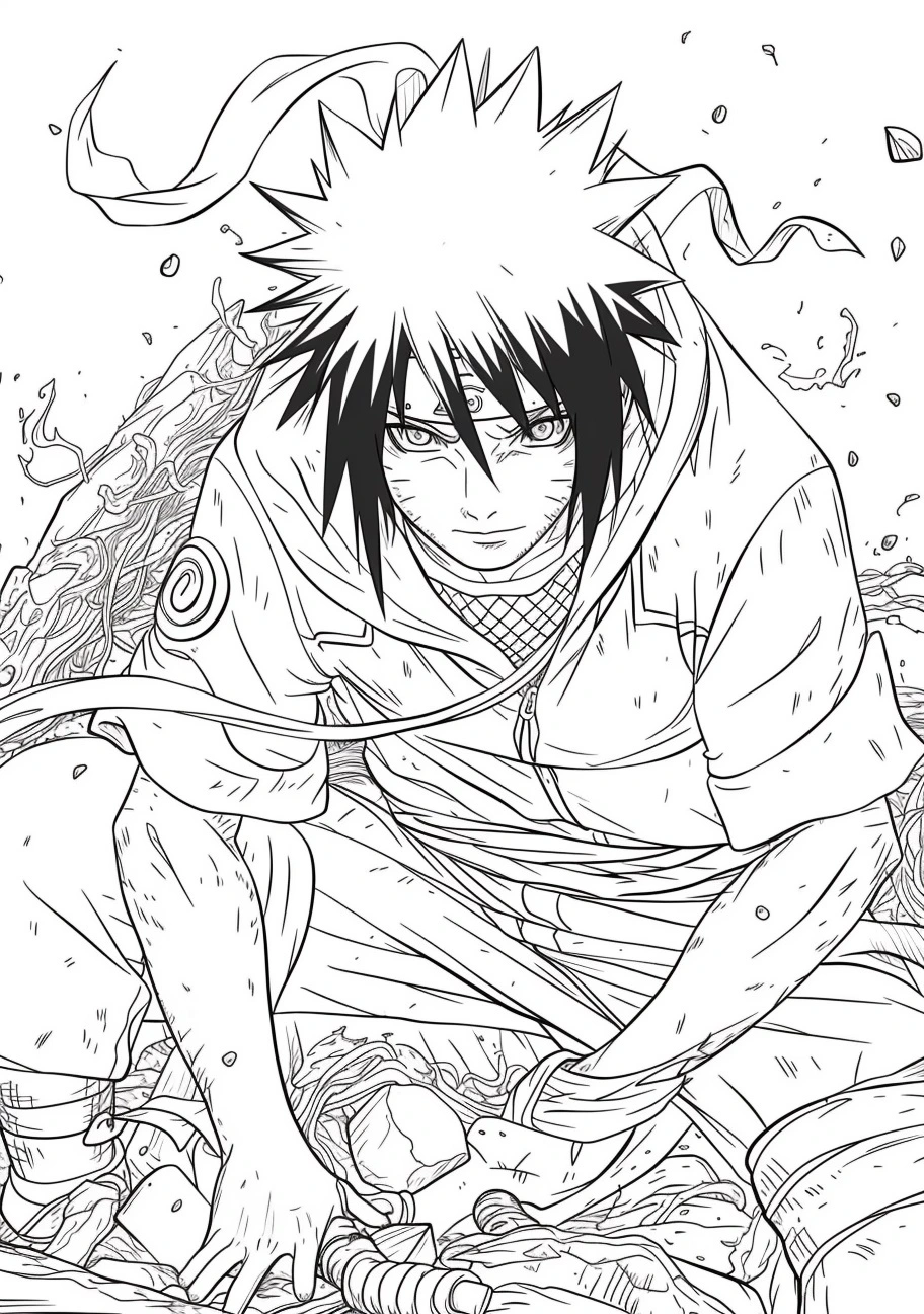 Coloriage Naruto 19