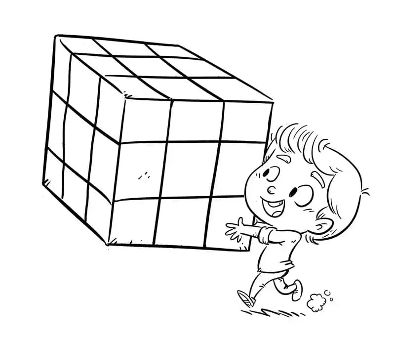 Coloriage Rubik 12