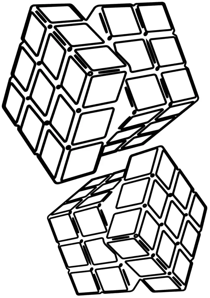 Coloriage Rubik 16