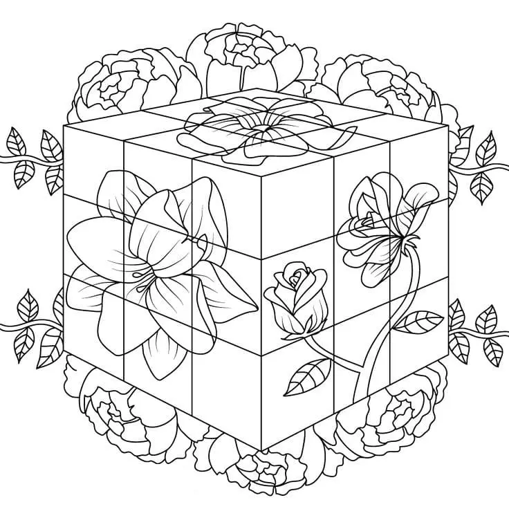 Coloriage Rubik 25