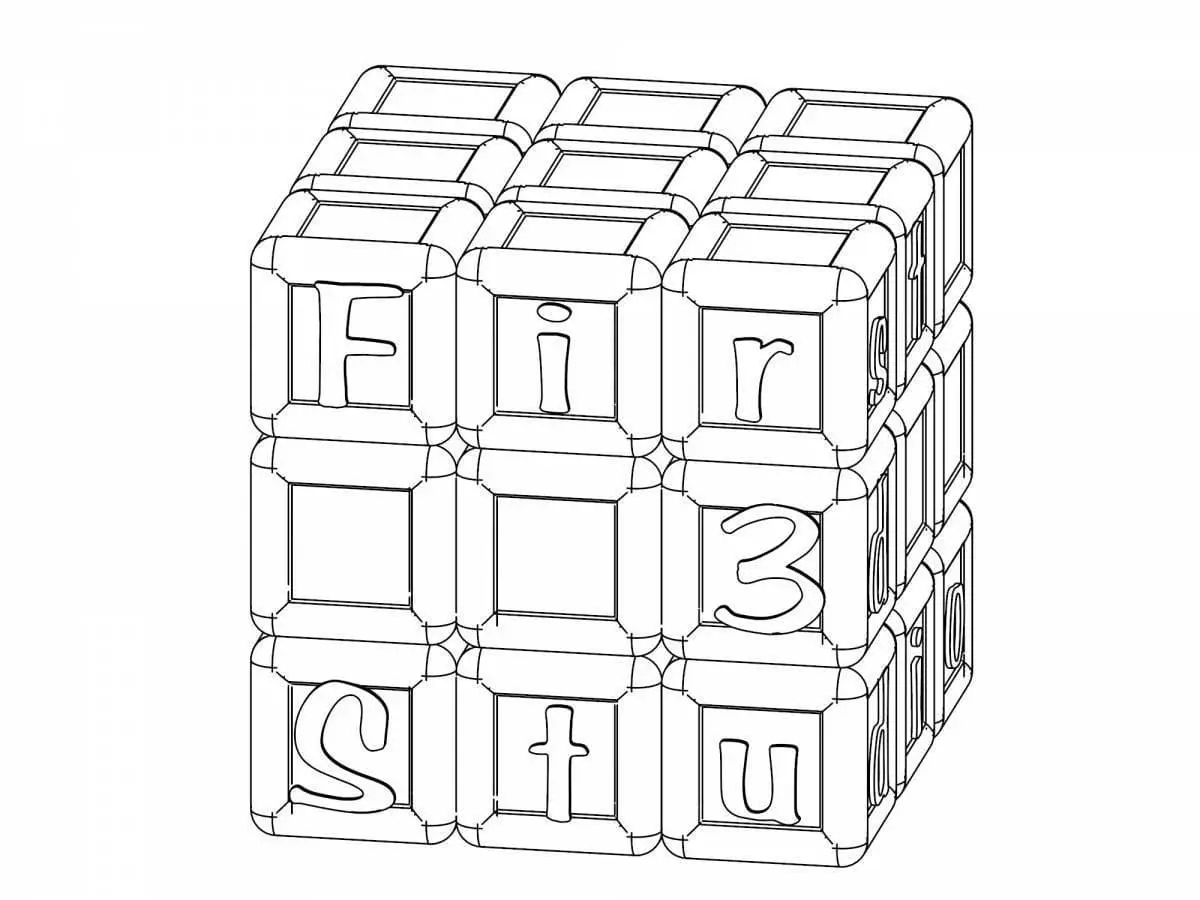 Coloriage Rubik 27