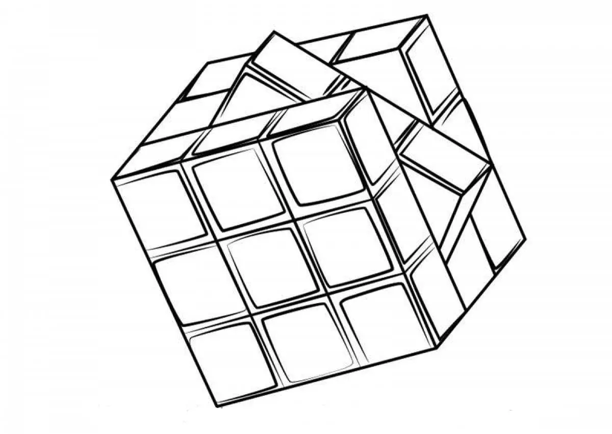 Coloriage Rubik 28