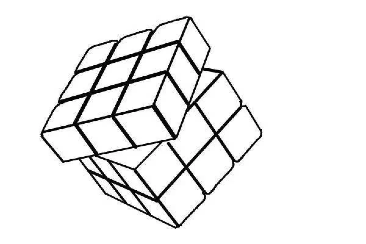 Coloriage Rubik 33