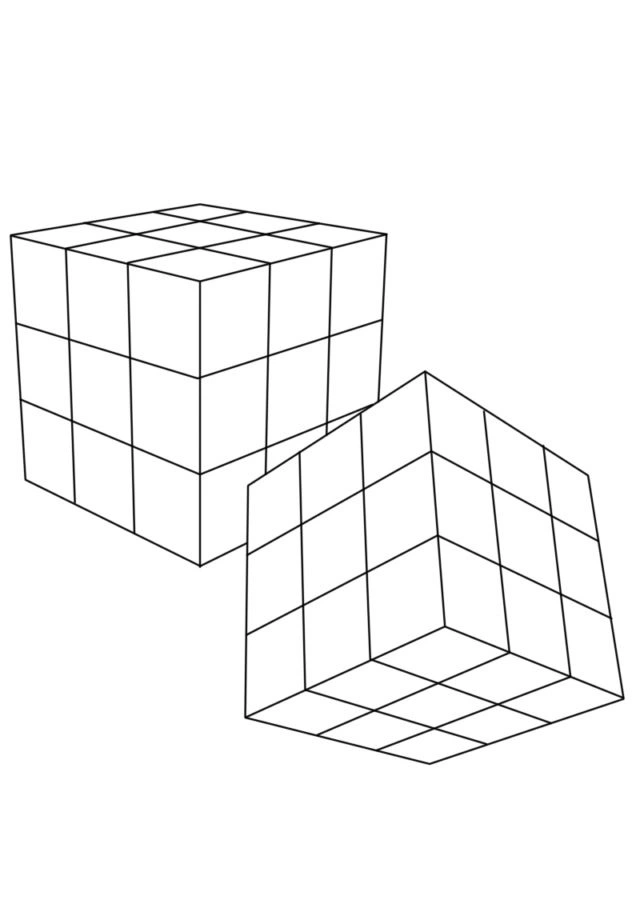 Coloriage Rubik 4