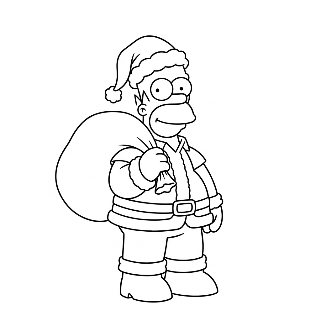 télécharger coloriage Simpson updated gratuit