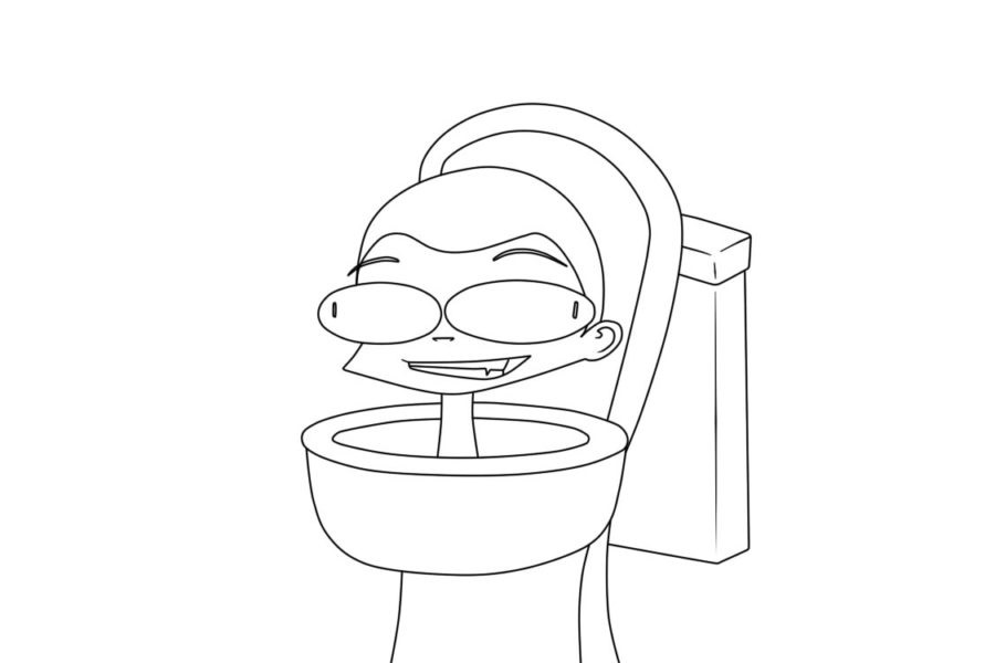 Coloriage Skibidi Toilet 10