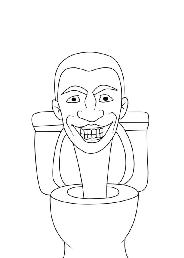 Coloriage Skibidi Toilet 39