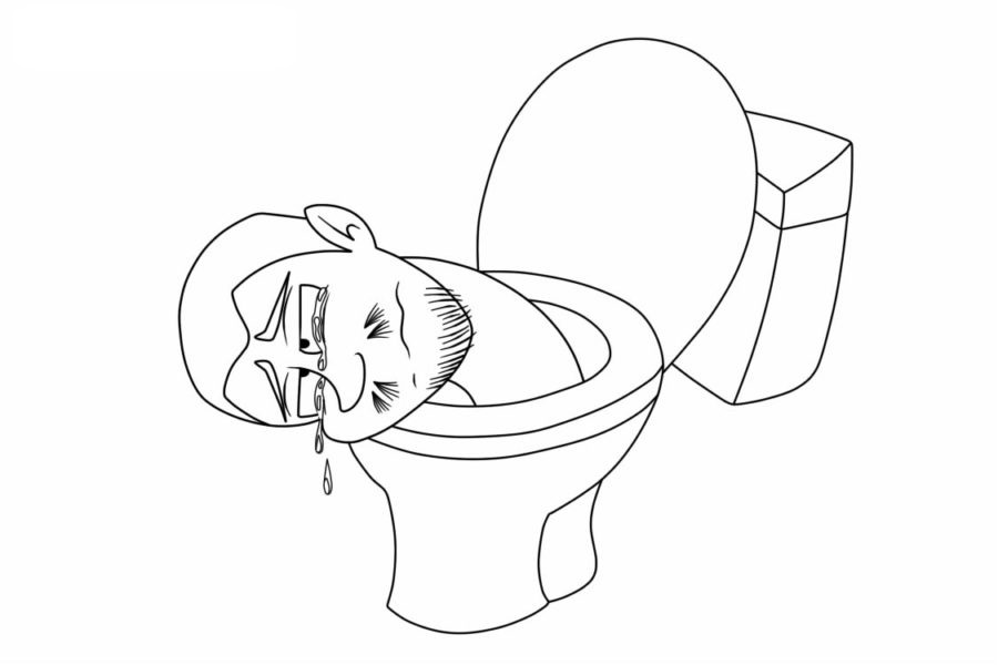 Coloriage Skibidi Toilet 55