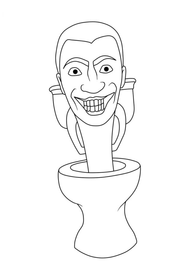 Coloriage Skibidi Toilet 5