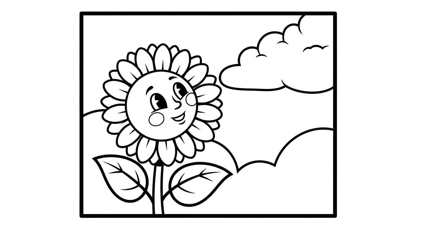 coloriage Tournesol updated pour primaire