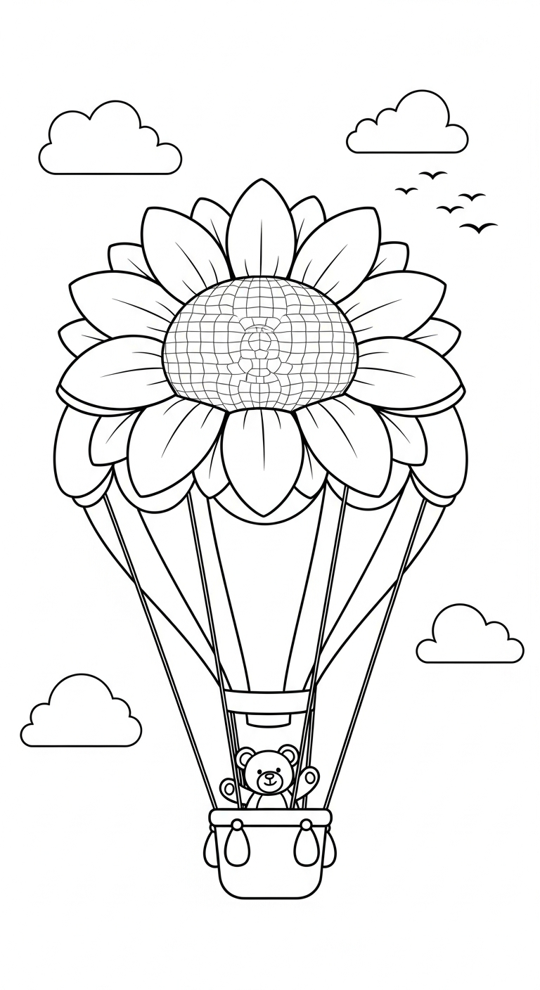 coloriage Tournesol updated pour enfant de 7 ans