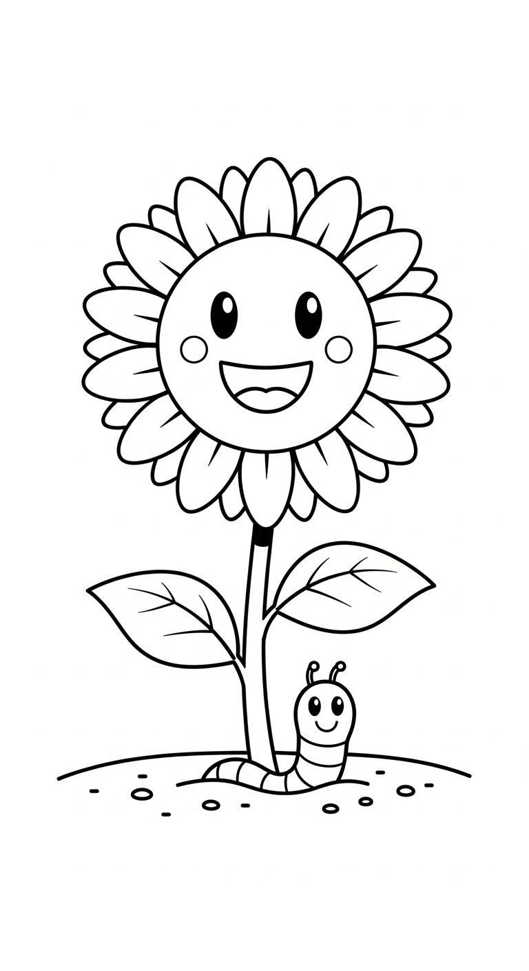 coloriage Tournesol updated pour enfant de 10 ans