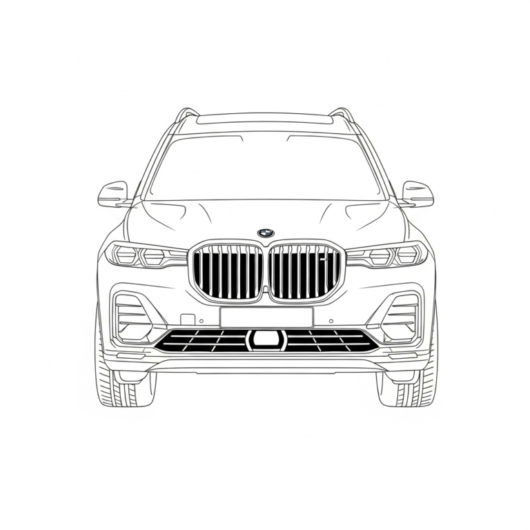 BMW Kleurplaat