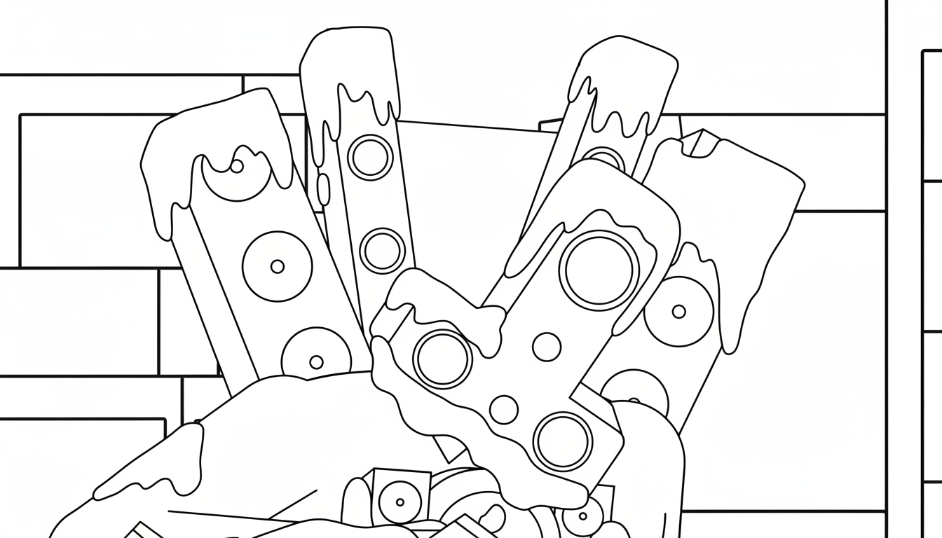 coloriage Skibidi Toilet update pour enfants à imprimer