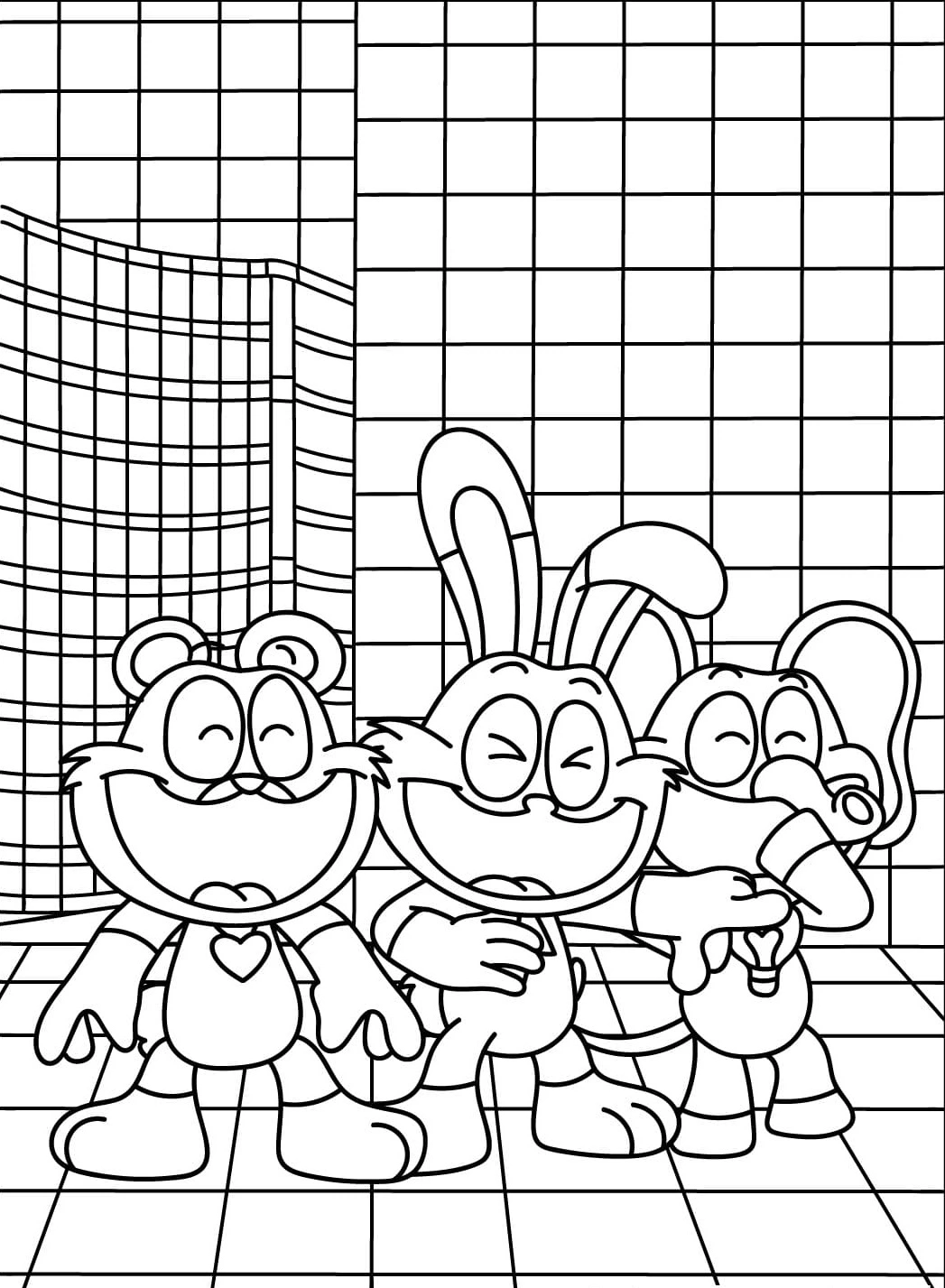 imprimer coloriage Bobby BearHug gratuit