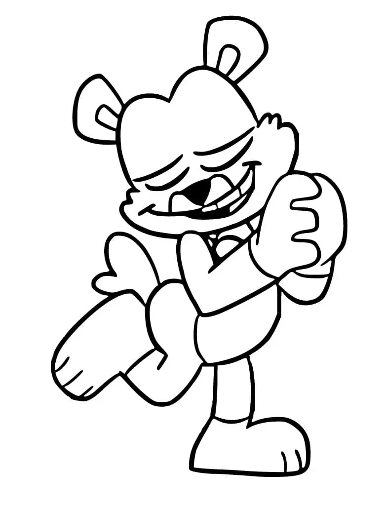 coloriage Bobby BearHug pour enfant