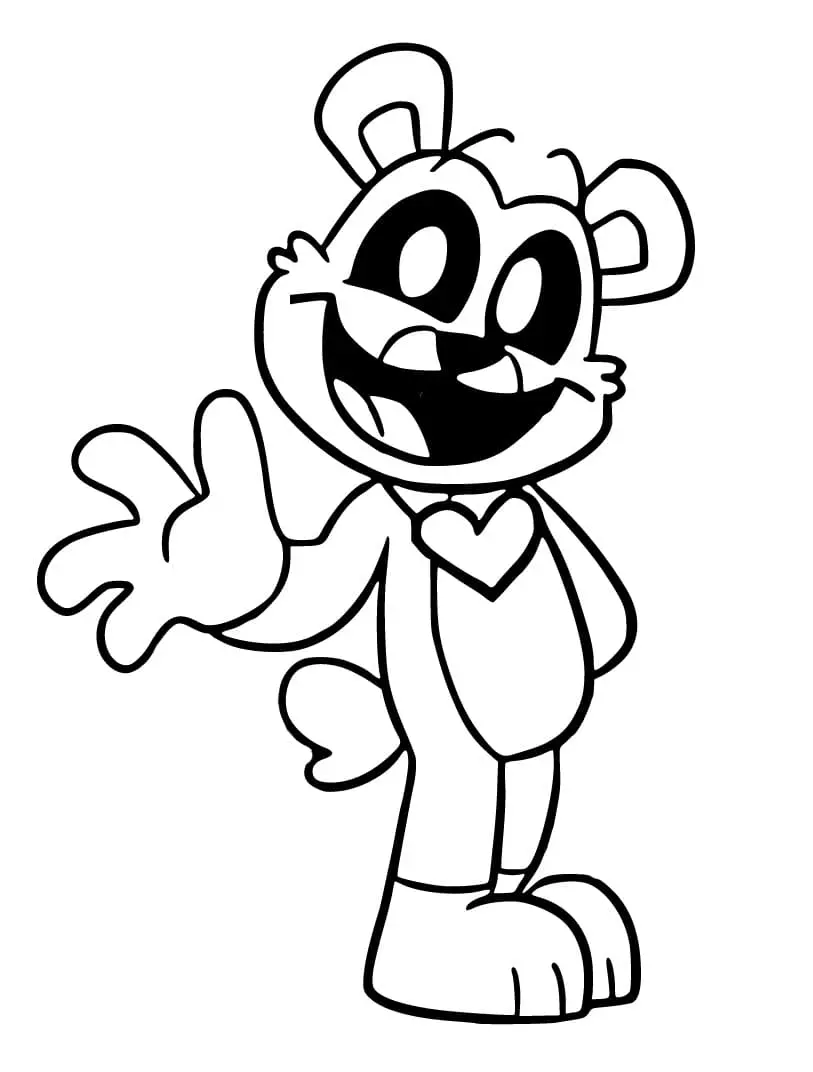 coloriage Bobby BearHug gratuit en ligne