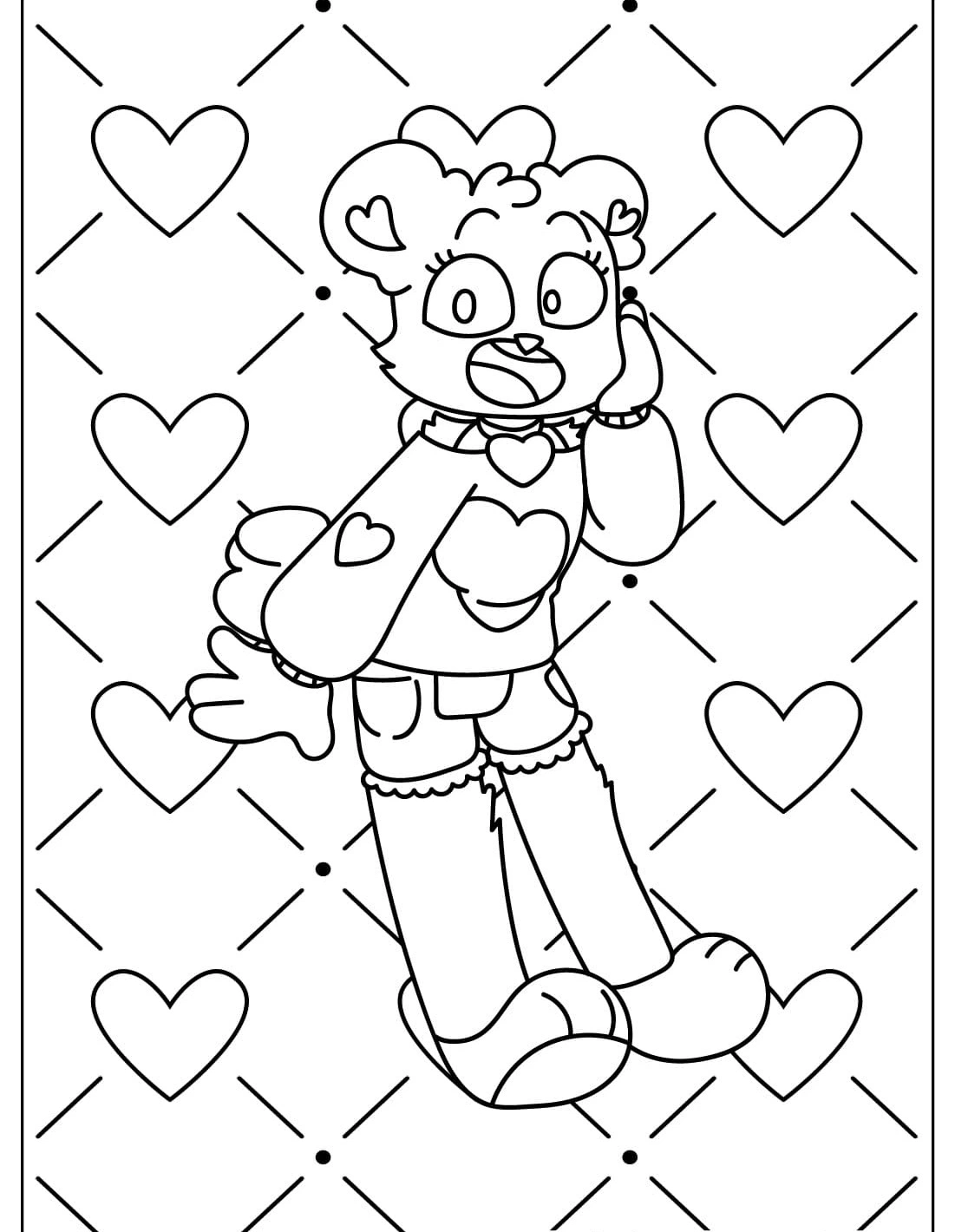 coloriage Bobby BearHug en ligne pour enfant 1