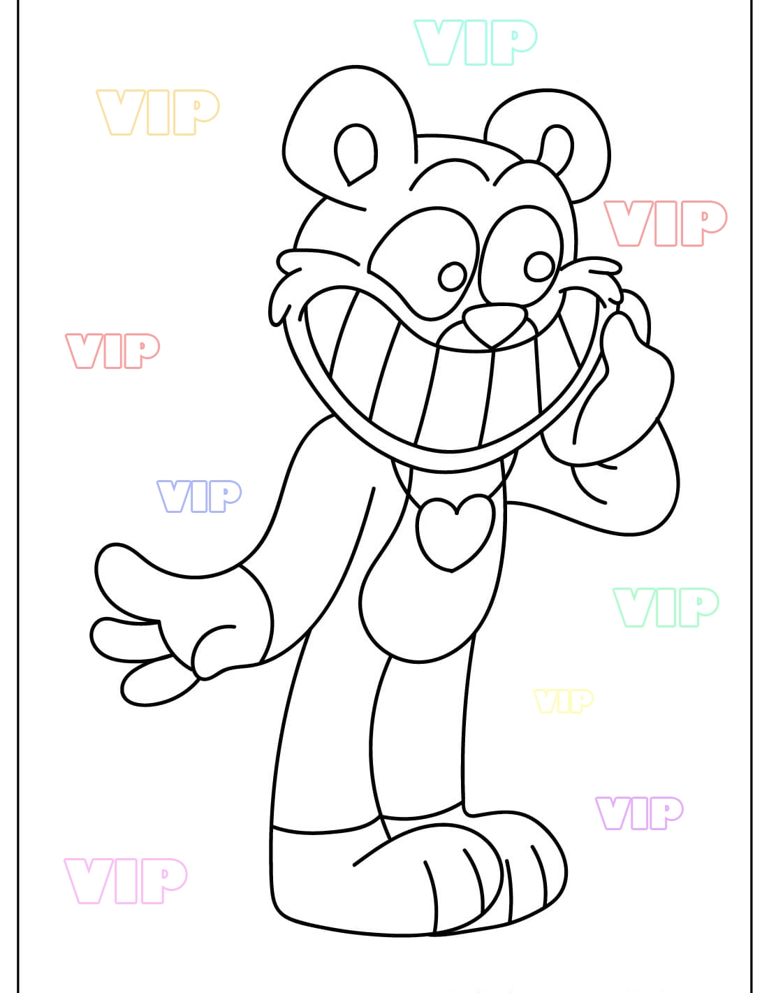 coloriage Bobby BearHug a dessiner en ligne