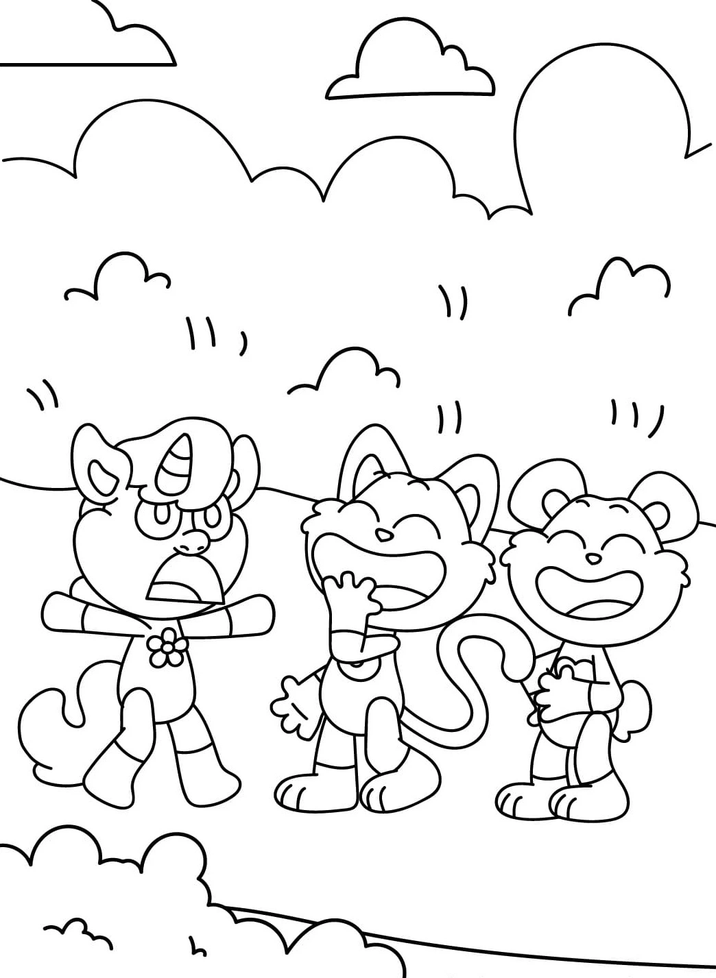 coloriage Bobby BearHug à imprimer pdf gratuit