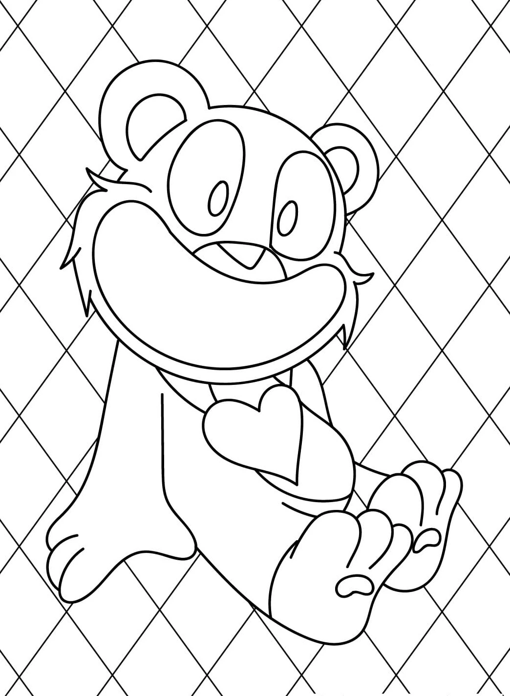 coloriage Bobby BearHug en ligne pour enfant