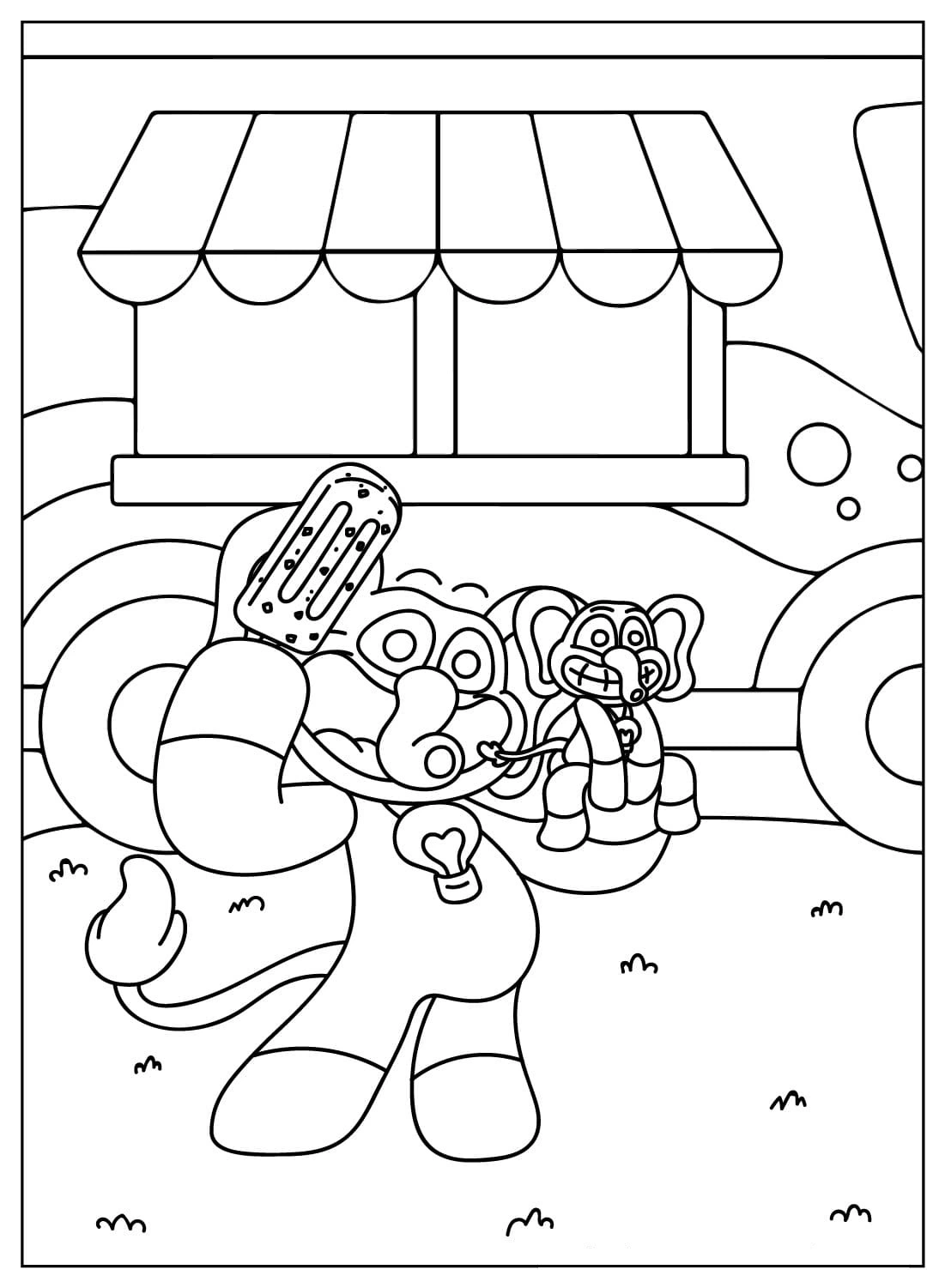 coloriage Bubba Bubbaphant à imprimer gratuitement