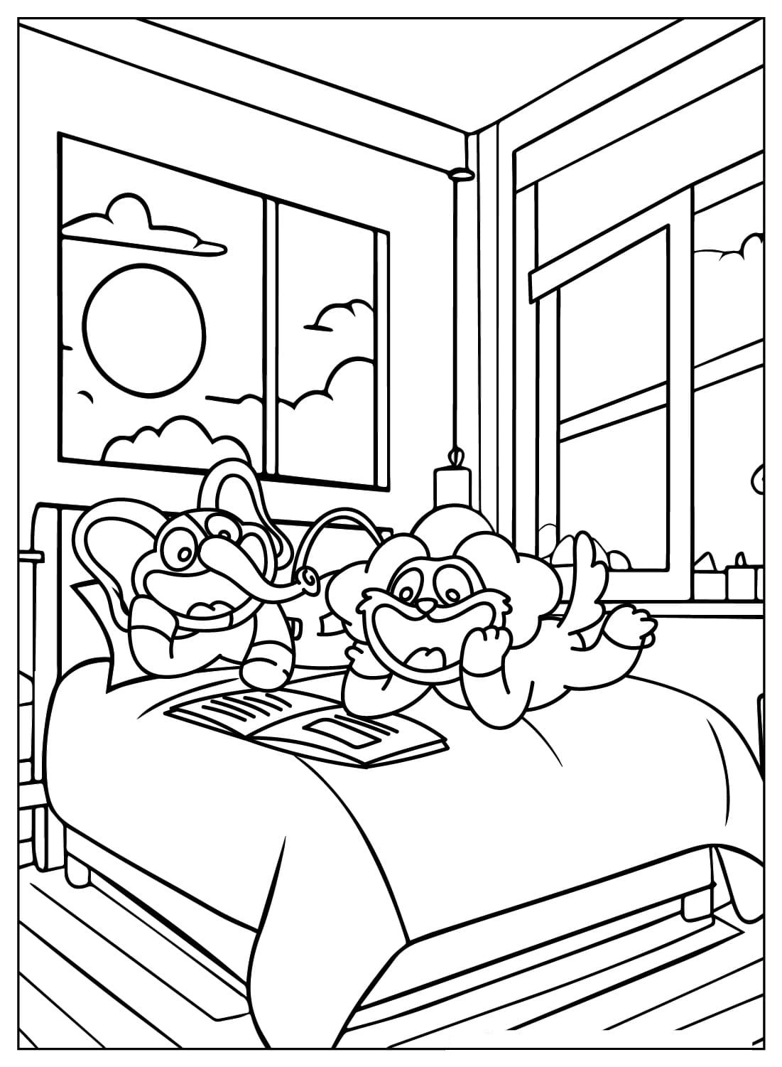 coloriage Bubba Bubbaphant d'enfant a imprimer 1