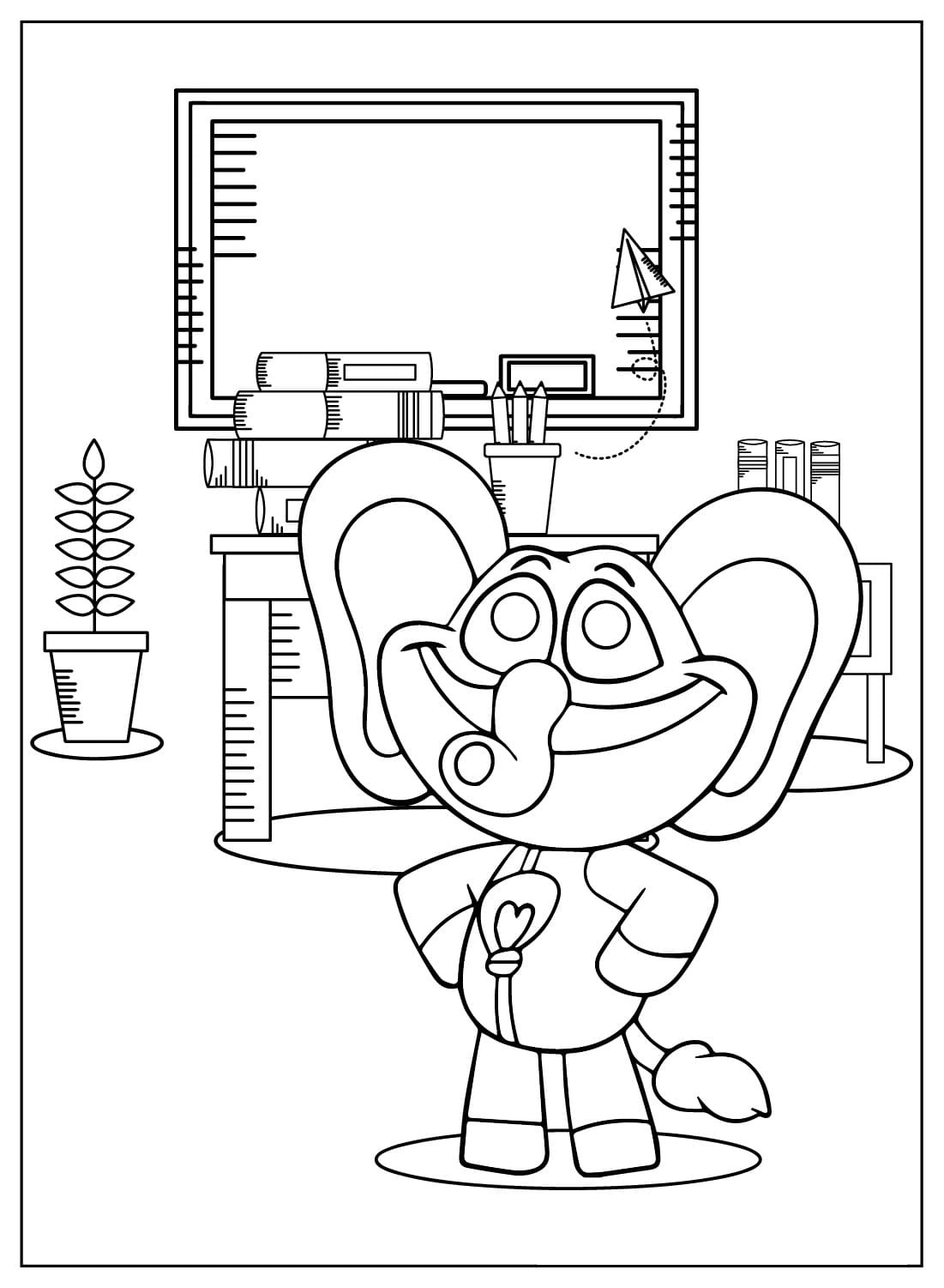 coloriage Bubba Bubbaphant à imprimer gratuitement pdf