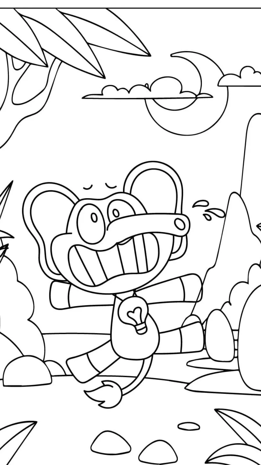 coloriage Bubba Bubbaphant pour enfants a imprimer