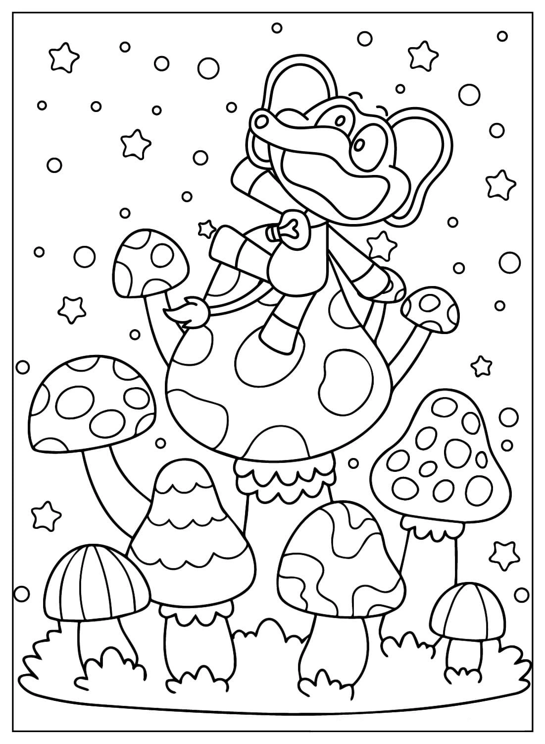 coloriage Bubba Bubbaphant pour enfant de 3 ans