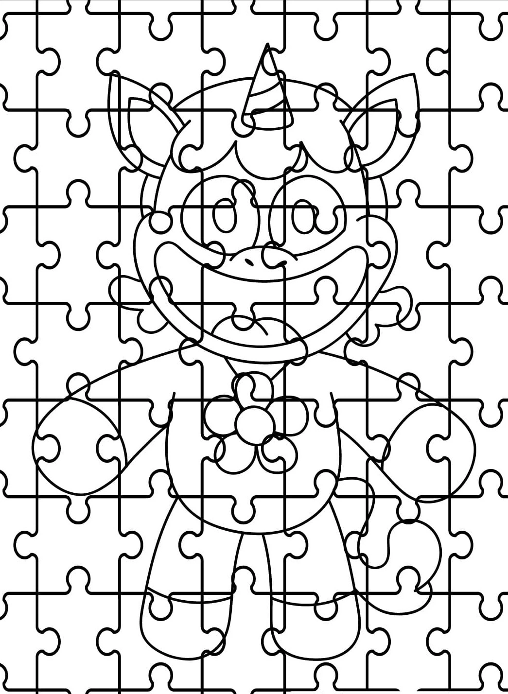 coloriage Craftycorn pour enfant de 10 ans 1