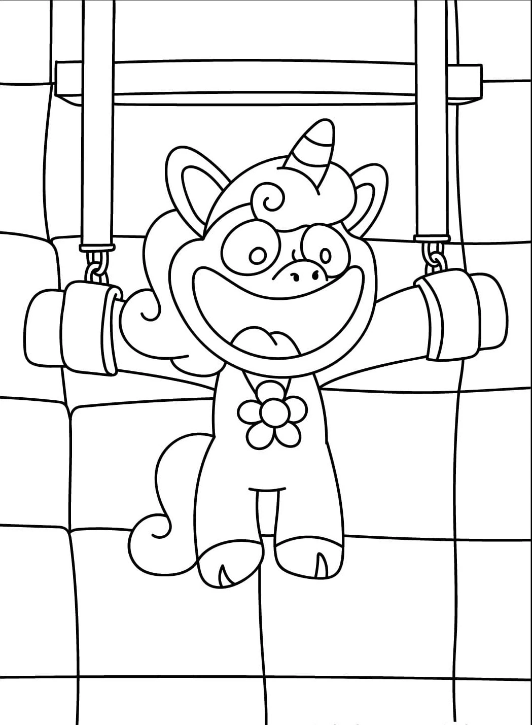 coloriage Craftycorn à imprimer pour enfant de 10 ans