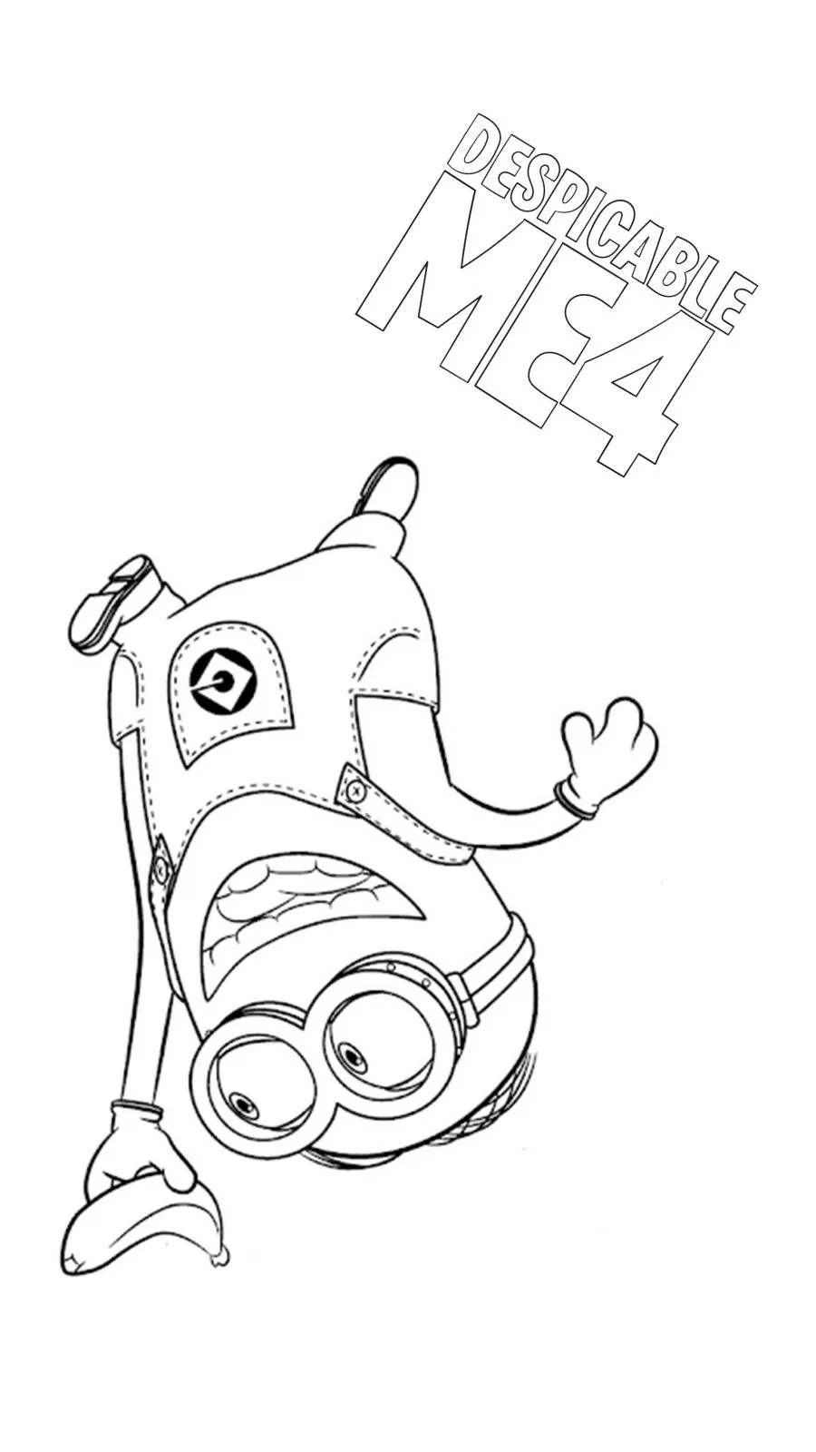 coloriage Despicable Me 4 pour enfant a imprimer gratuit 1