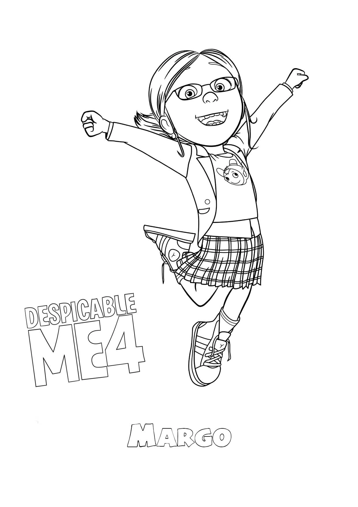 imprimer coloriage Despicable Me 4