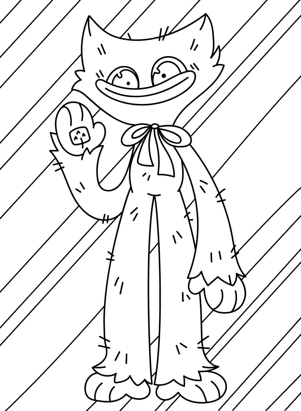 coloriage Huggy Wuggy en ligne pour enfant